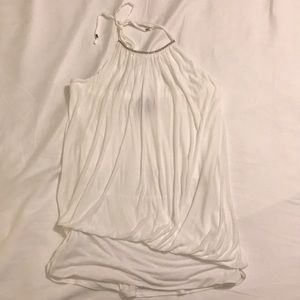 White House Black Market flowing halter top